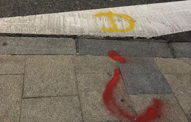 El comú dAndorra la Vella denunciarà les pintades en espais públics de