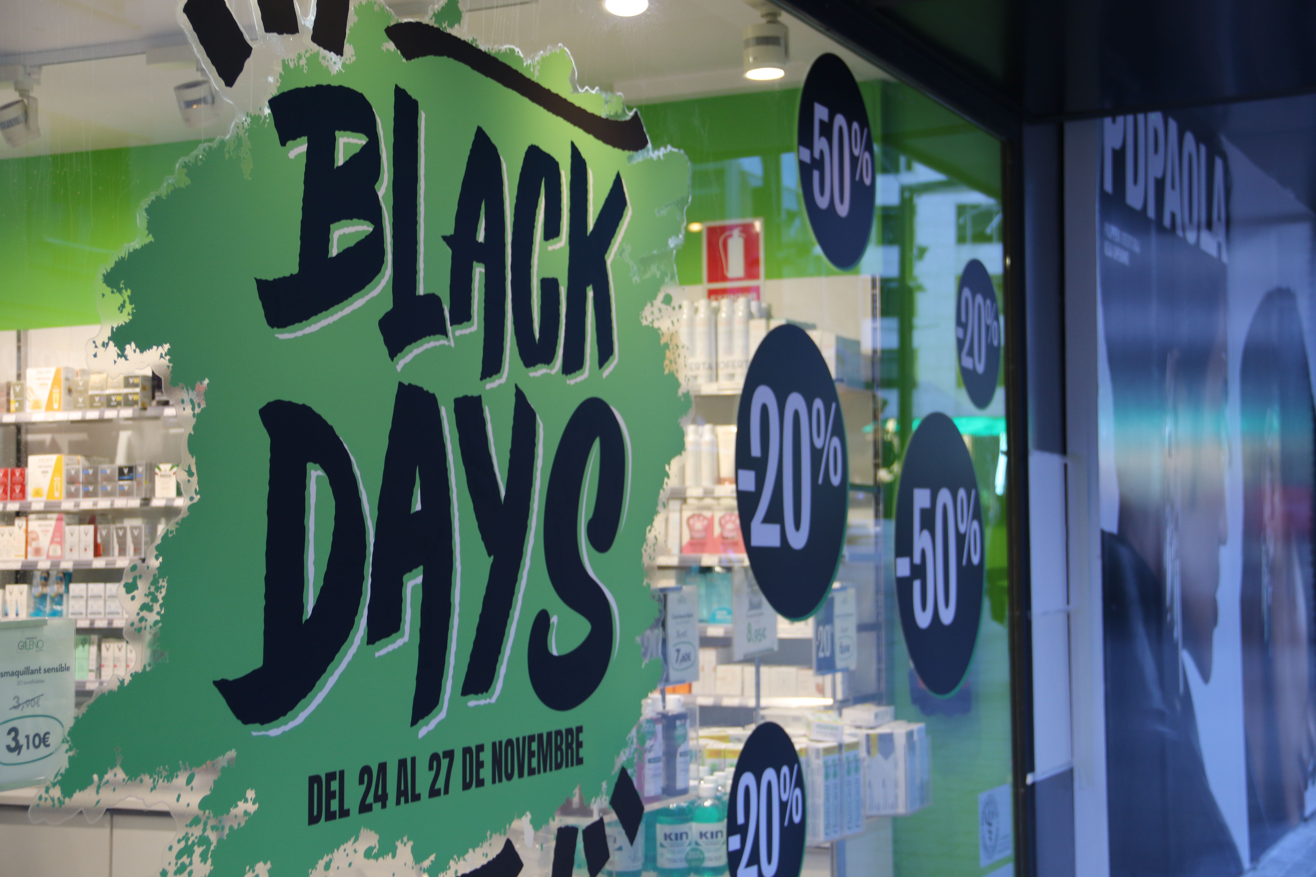 Descomptes en una botiga per aquest Black Friday.