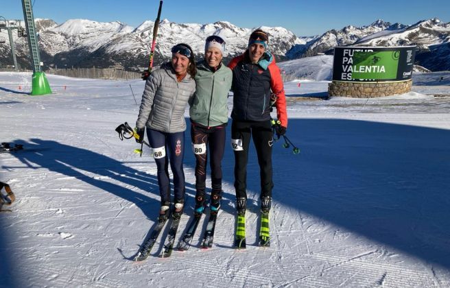 Les tres guanyadores en categoria femenina.