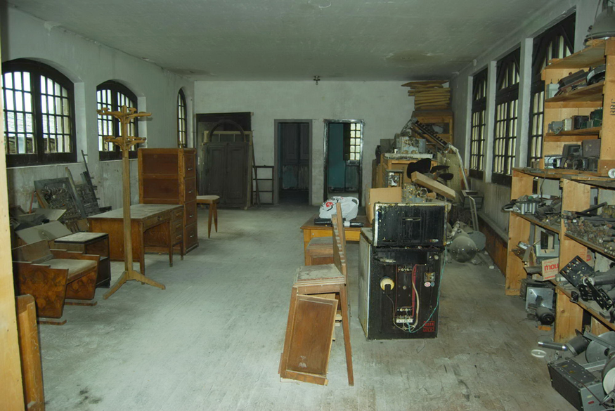 Instal·lacions de Radio Andorra abans de la restauració.