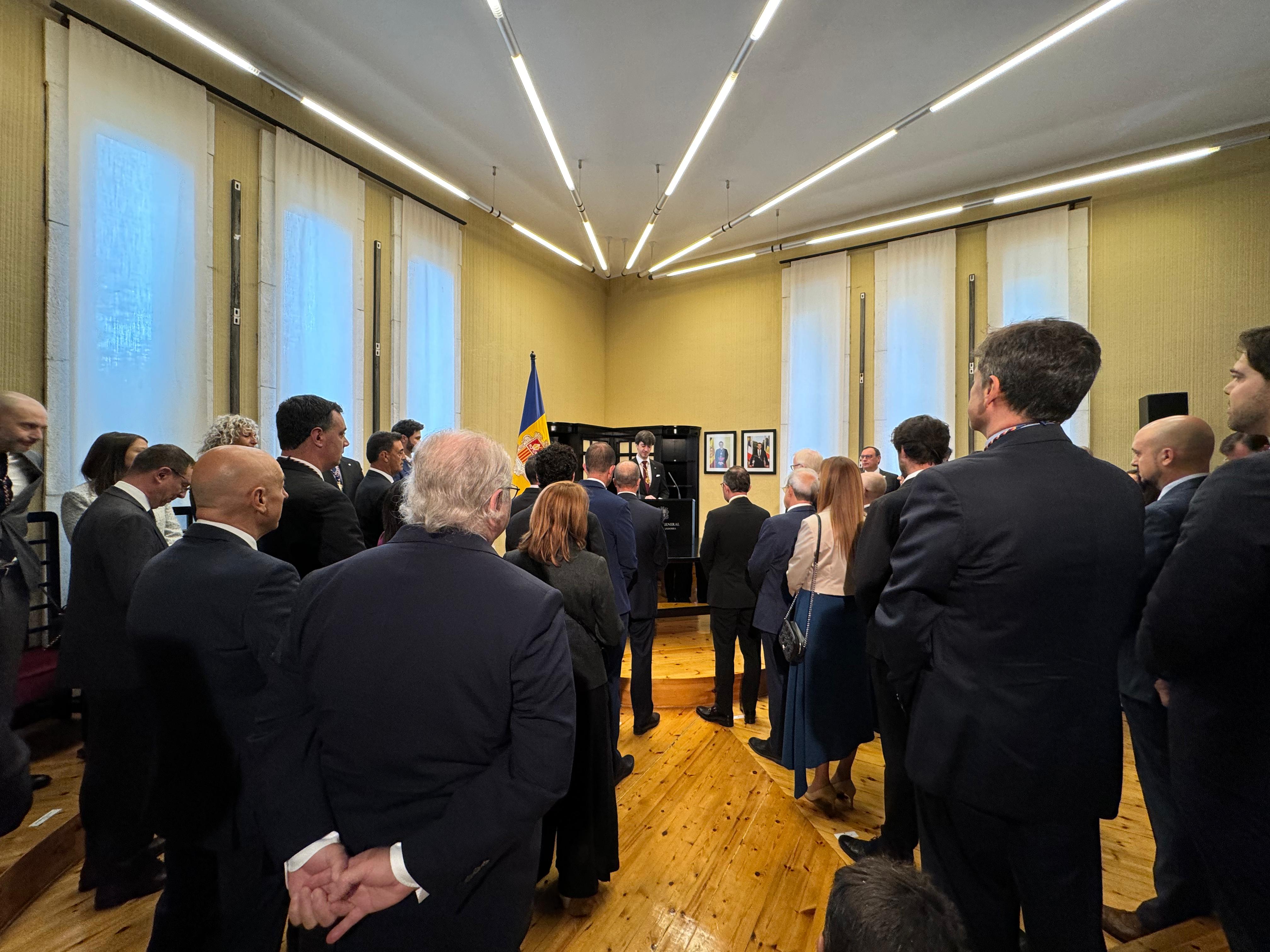 L'acte s'ha celebrat a la sala del Consell General al santuari de Meritxell.