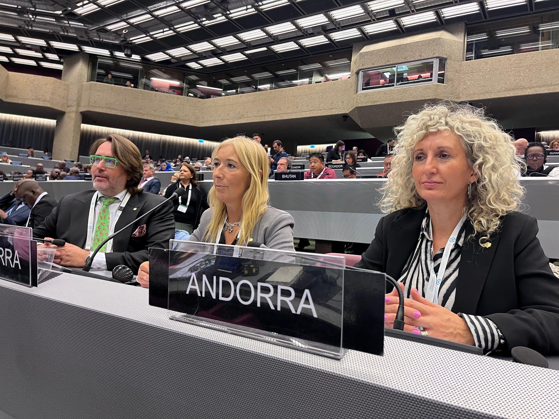 La delegació andorrana a la UIP referma el seu compromís amb la digitalització, els drets dels infants i el multilateralisme.