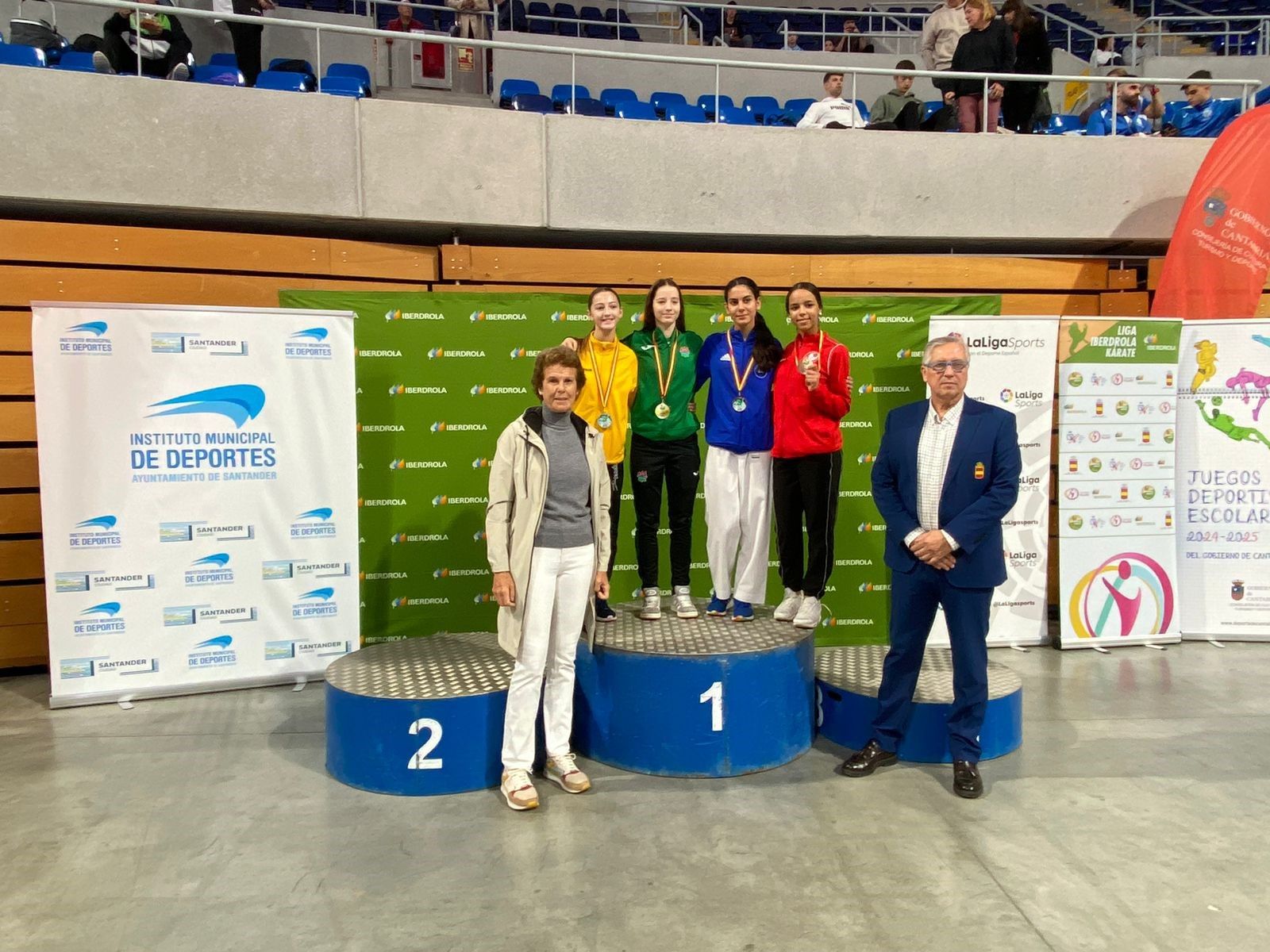 Aina Padilla, sots-campiona d’Espanya a la 2a Jornada de la Lliga Nacional Espanyola cadet-sènior de kàrate.