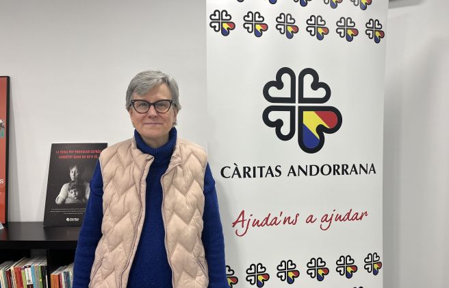 La presidenta de Càritas Andorrana, Anna Maria Villas.