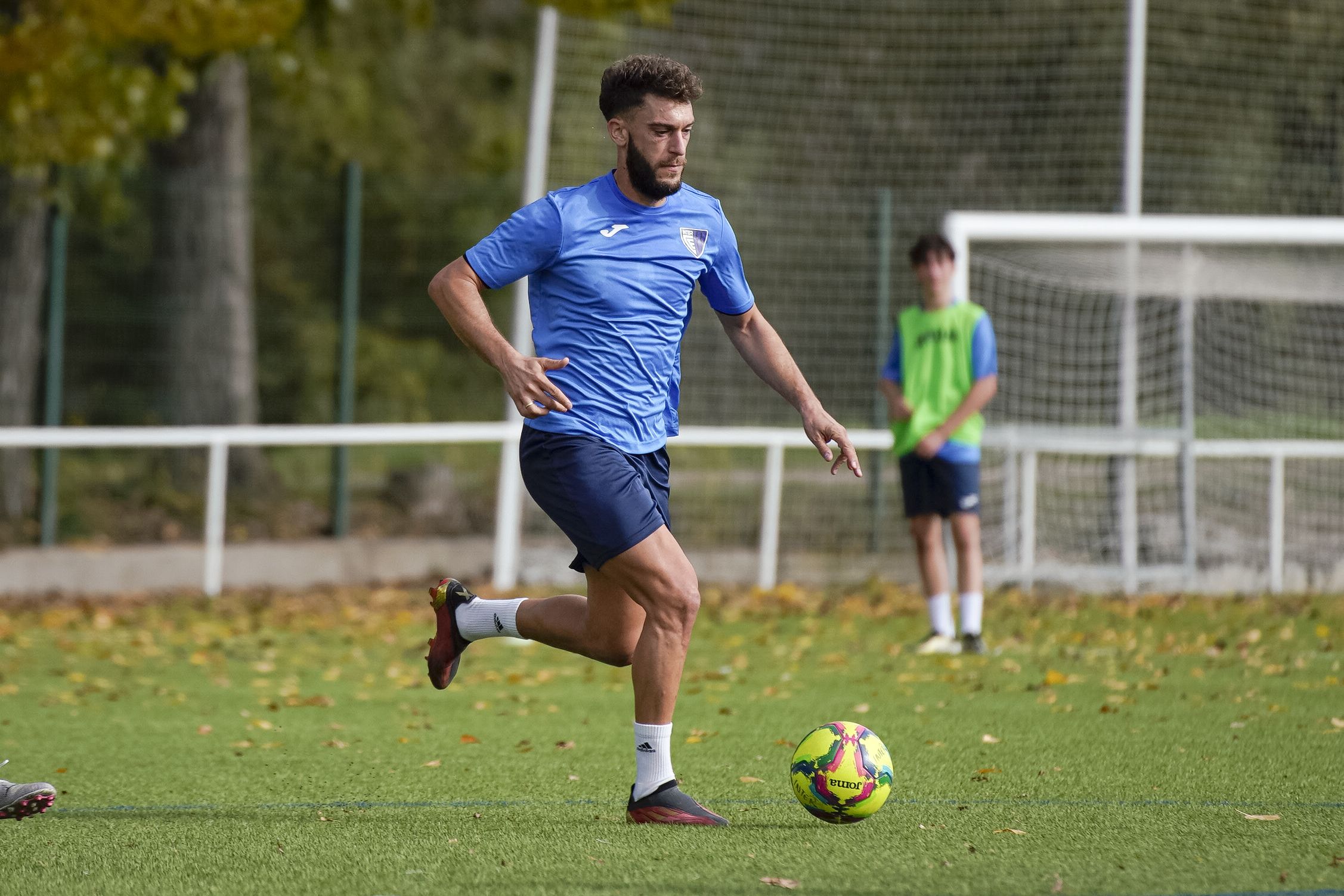 'El mag d'Arre', en un dels seus primers entrenaments amb l'Inter Escaldes.