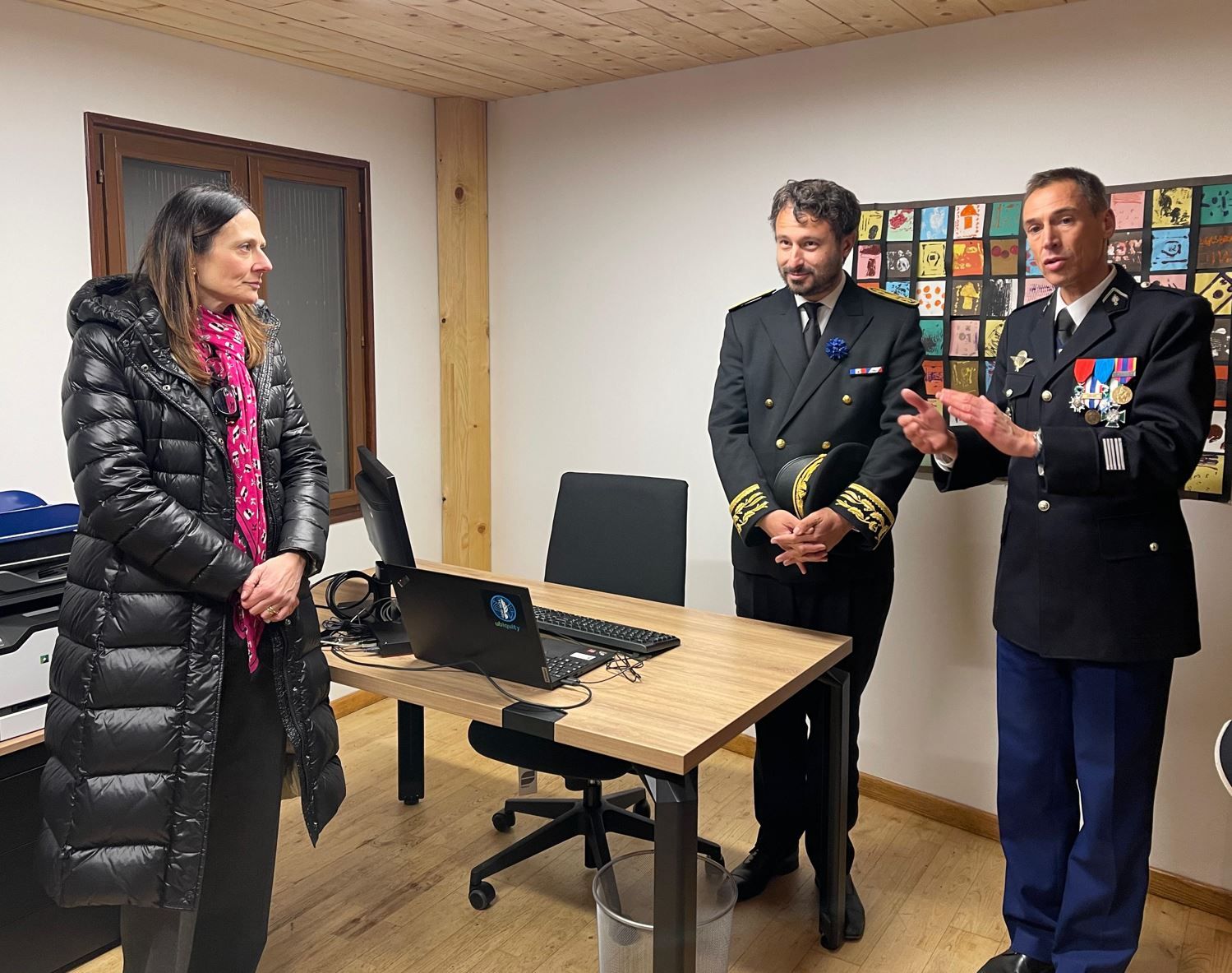 Molné ha assistit a la presentació de la nova unitat de gendarmes.