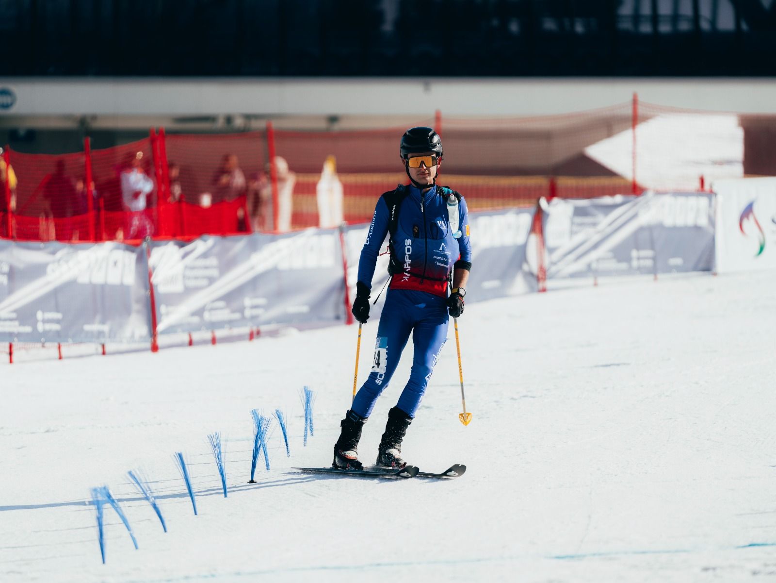 Adrià Bartumeu, fatigat després de la cursa individual.