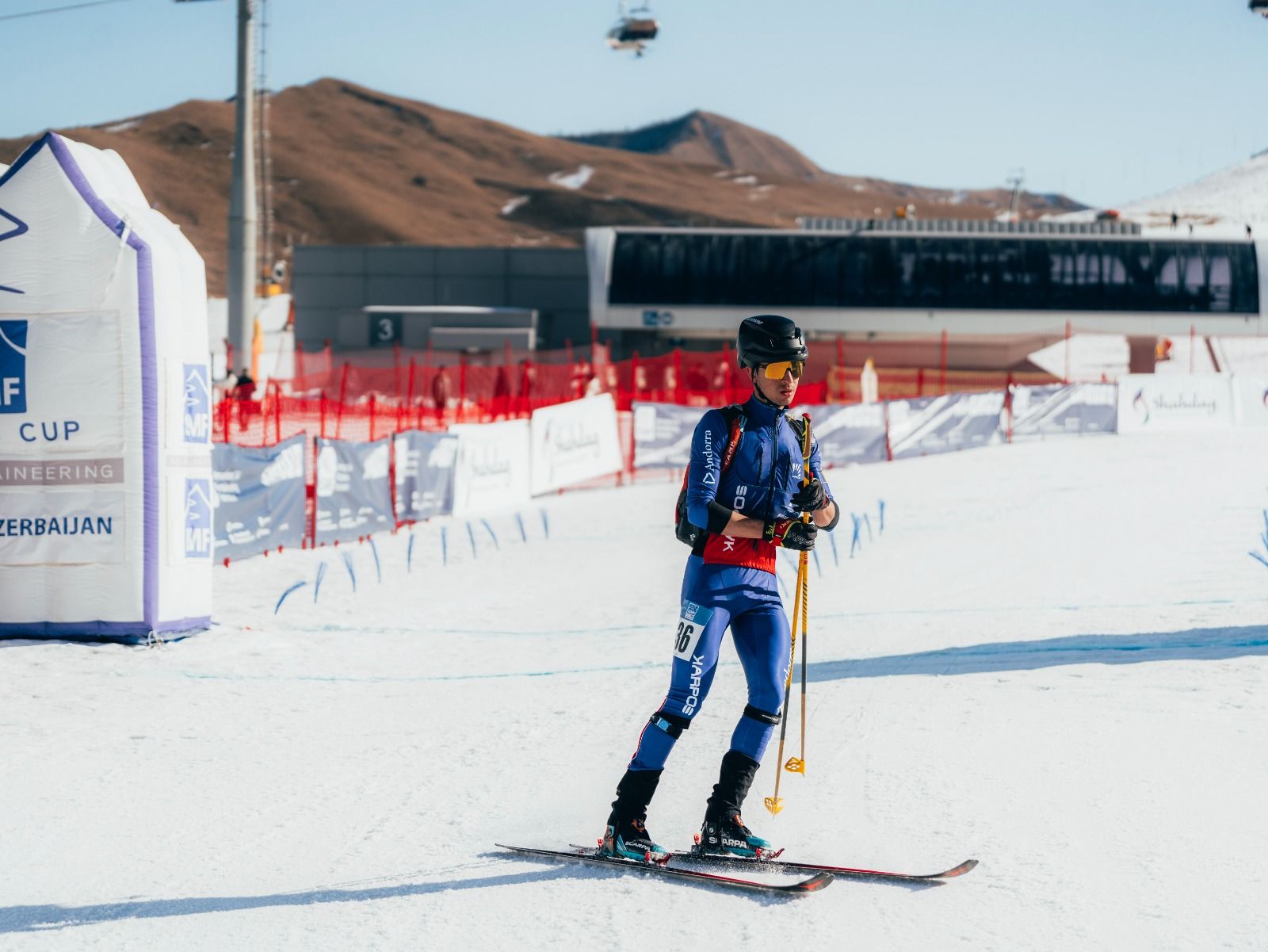 Marc Casanovas, en una de les seves primeres grans competicions en categoria sènior. 