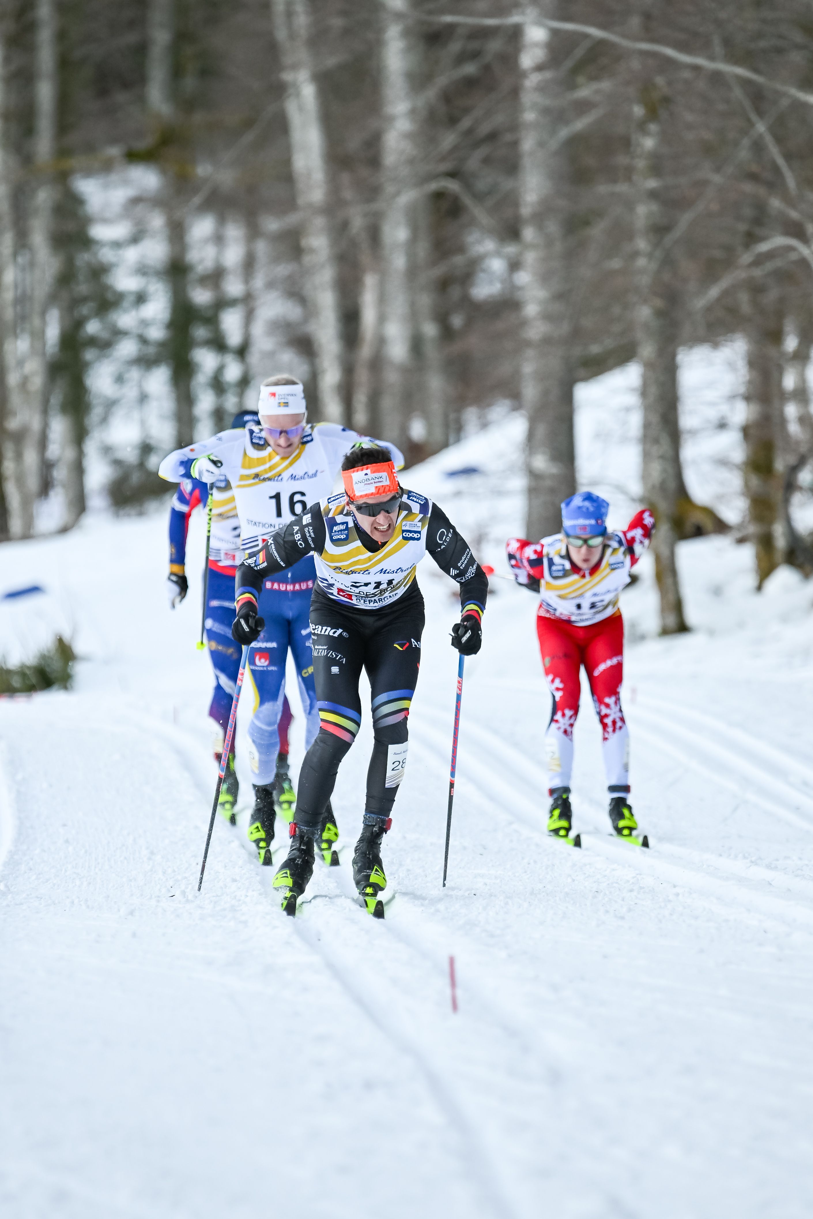 Irineu Esteve als 20km mass start en clàssic de Les Rousses FOTO Authamayou Nordic Focus