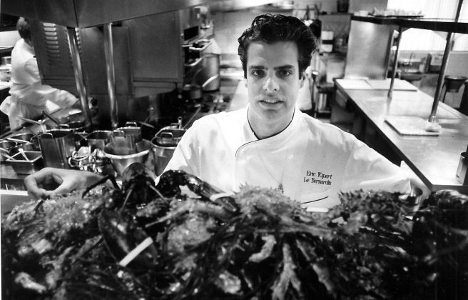 Una imatge del xef Ripert, l'any 1995 Una imatge del xef Ripert, l'any 1995