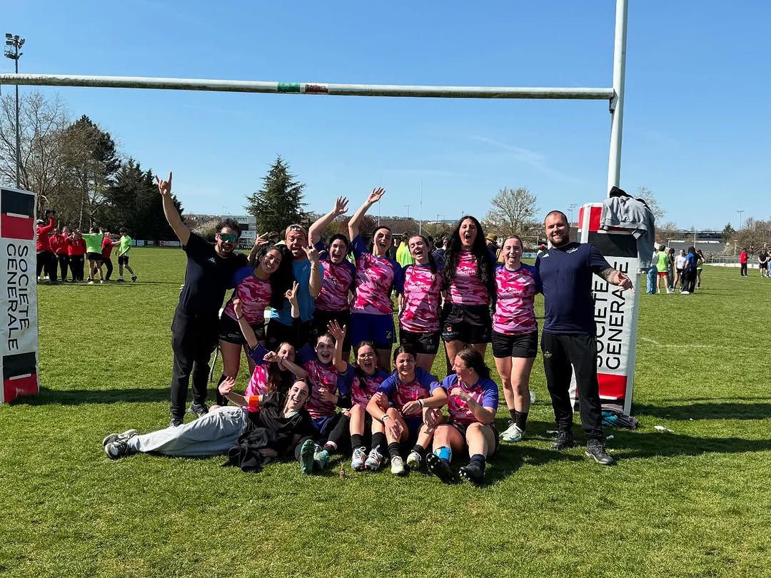 L'XV de l'AS Rugby LCF, després de superar al Lycée Alfred Kastler, de Talence (Gironde) en la final. L'XV de l'AS Rugby LCF, després de superar al Lycée Alfred Kastler, de Talence (Gironde) en la final.