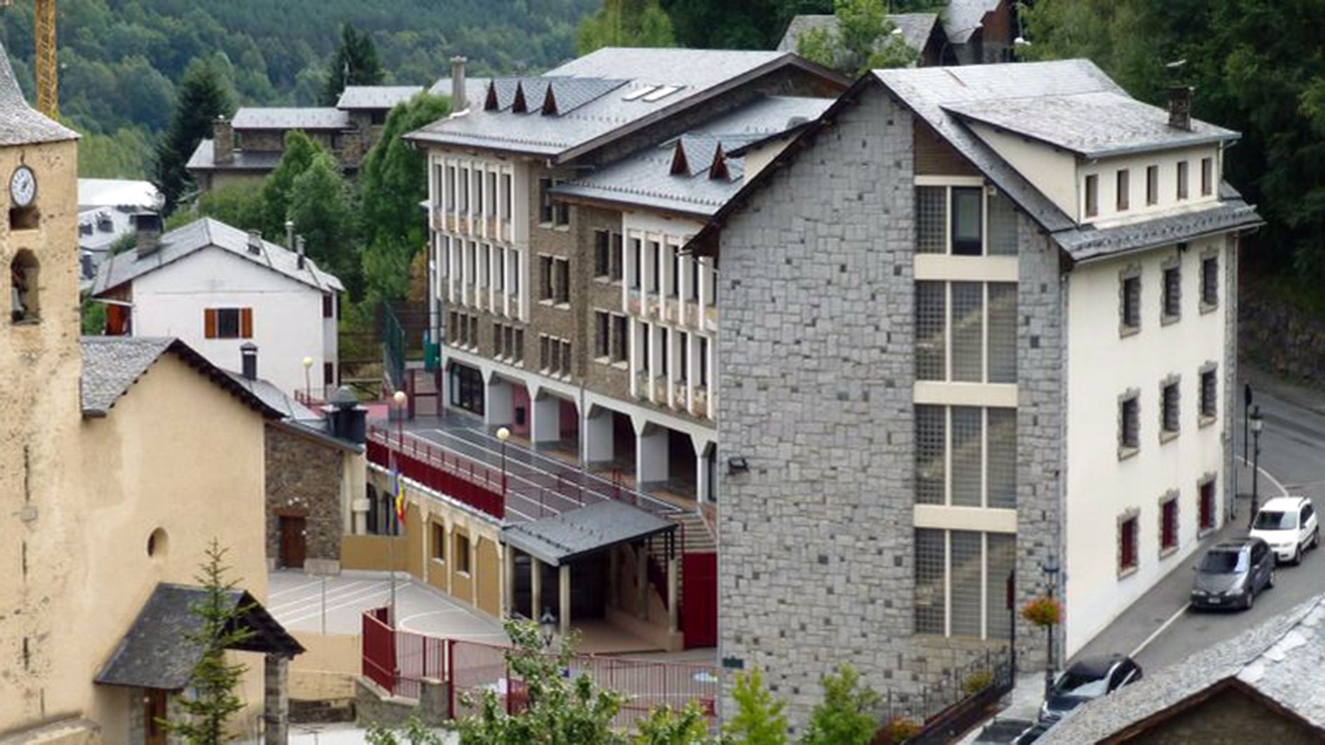 Una imatge del centre francès de primera ensenyança de la Massana.